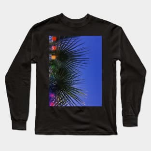 Retro Palm Trees. California Long Sleeve T-Shirt